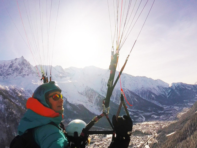 Parapente hiver - Evolution 2 Chamonix