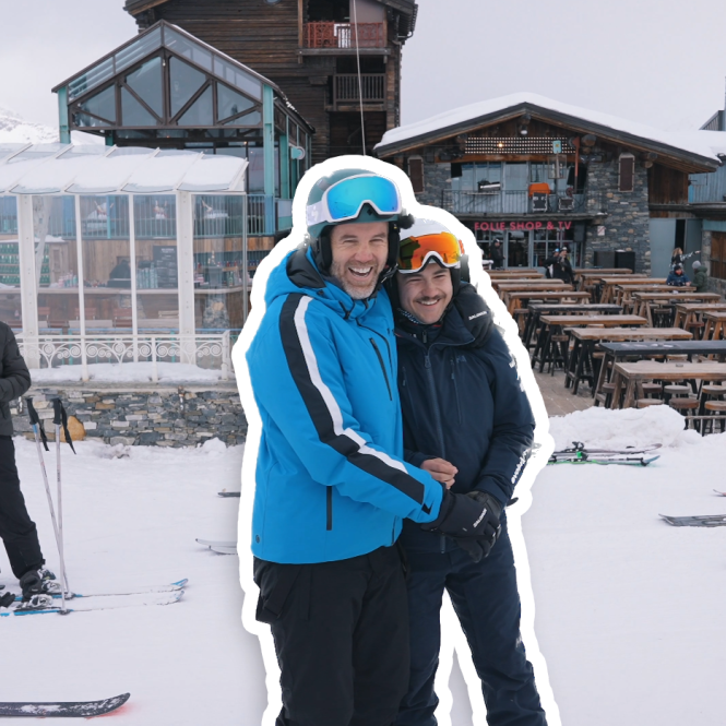 Des cours de ski avec Evolution 2 pour Mickaël Landreau