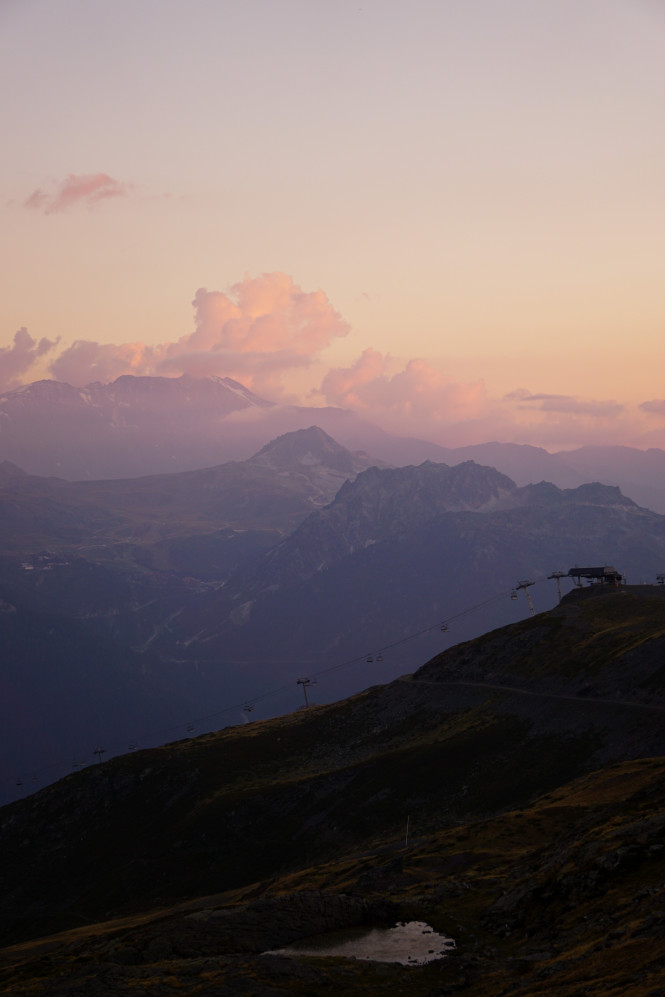 Sunset at La Rosière