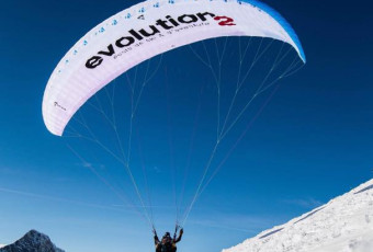 paragliding, la plagne, montchavin, paradiski