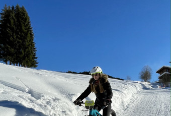 E-FAT BIKE ON SNOW