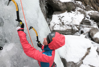 Ice climbing