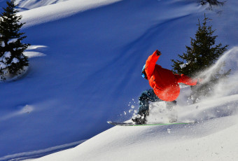 Private snowboard lessons - off piste