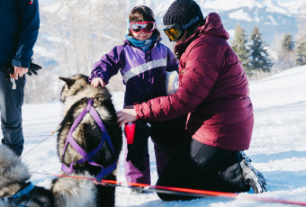 dog sledding, Megève, Saint-Gervais