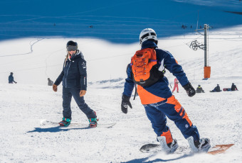 Snowboarding course for beginners Val d'Isère