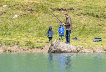 High altitude fishing in Tignes