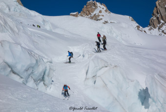 Vallee Blanche descent