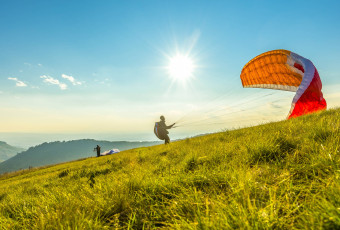 parapente,saint-gervais